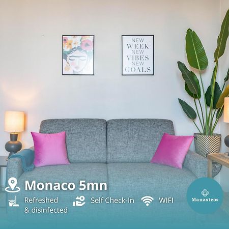 Apartmán Frontiere De Monaco - Balconnet Vue Mer - Ba Beausoleil Exteriér fotografie