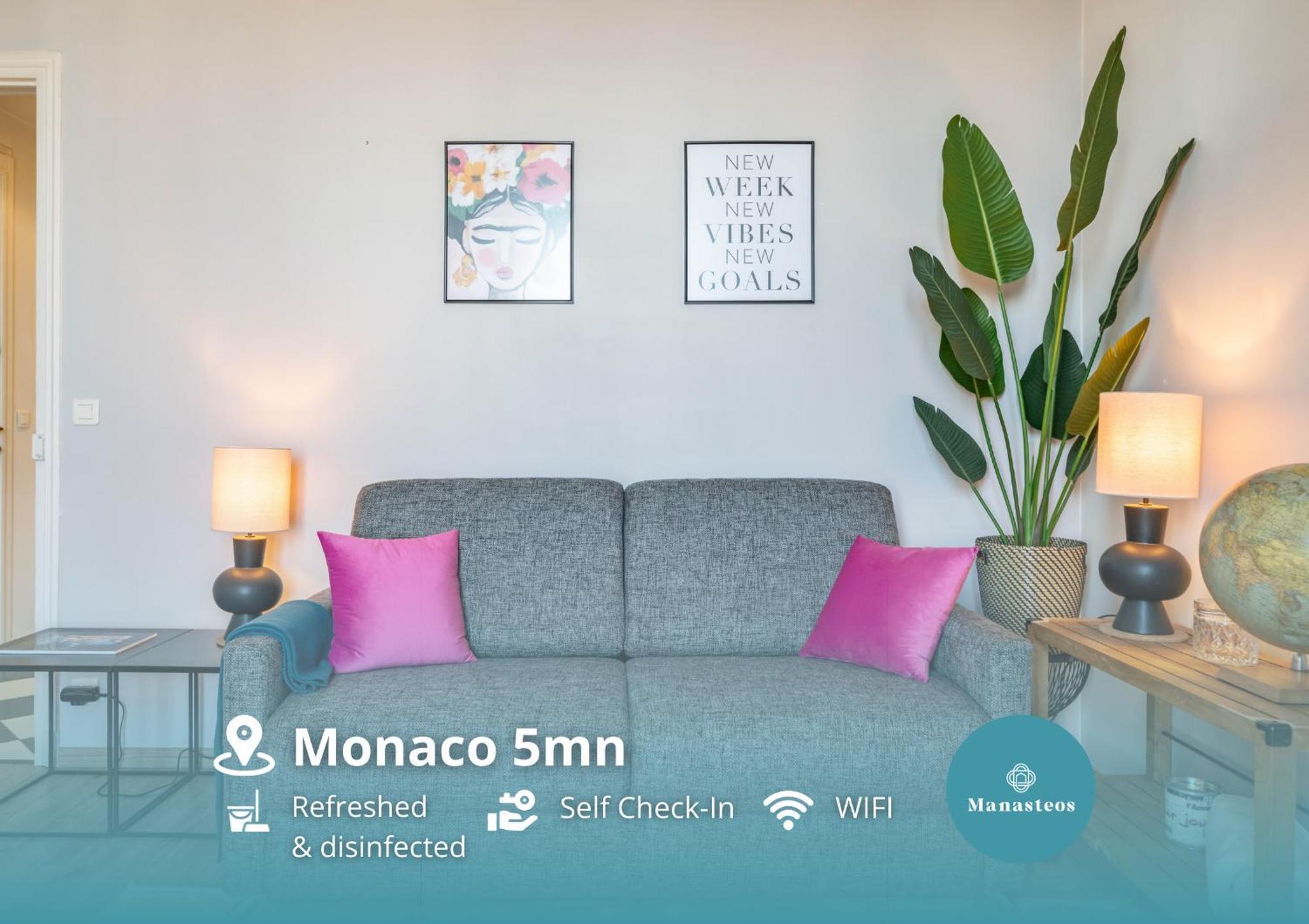 Apartmán Frontiere De Monaco - Balconnet Vue Mer - Ba Beausoleil Exteriér fotografie